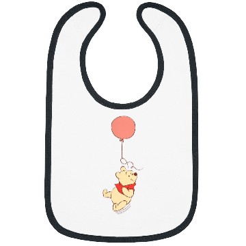 Discover Disney Winnie The Pooh Balloon Flight Corner Picture Bibs