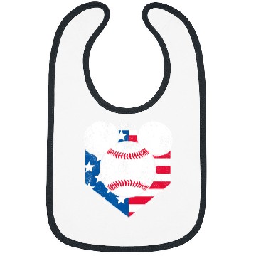 Discover Disney - Mickey Baseball Diamond Bibs