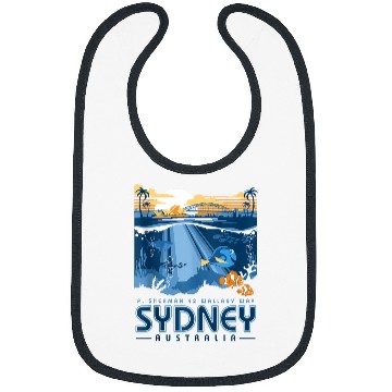 Discover Disneyss Pixars Finding Nemo Sydney Australia Poster Bibs