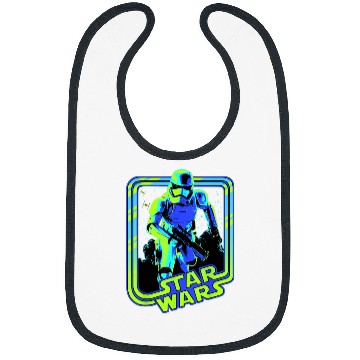 Discover Star Wars Stormtrooper Glow Neon Disney Bibs