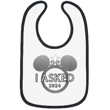 Discover Disney I Asked 2024 Engagement Ring Proposal Mic Bibs