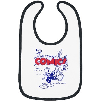 Discover Disney Donald Duck Retro Comic Cover Hat Bibs