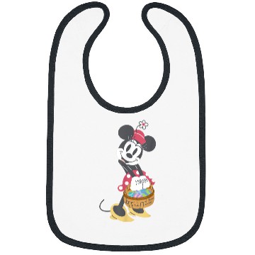 Discover Disney Minnie Mouse Pastel Spring Retro with Eas Bibs