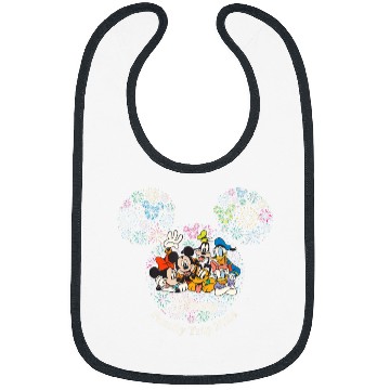 Discover Disney Mickey Friends Fireworks Vacation Family Bibs