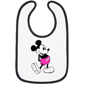 Discover Disney Mickey Mouse Pink Shorts Bibs