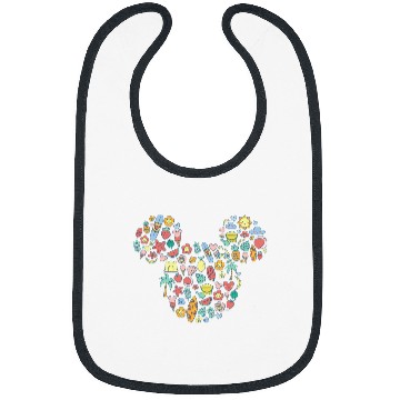 Discover Disney Mickey Mouse Icon Summer Fun Bibs