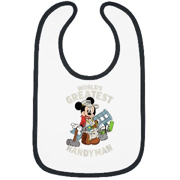 Discover Disney Mickey Mouse Worlds Greatest Handyman Bibs