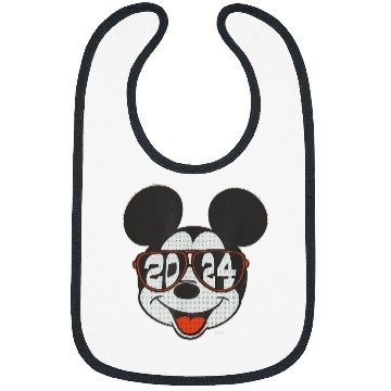 Discover Disney Mickey Mouse Class of 2024 Graduation 24 Bibs