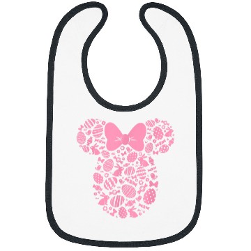 Discover Disney Minnie Mouse Pink Easter Bibs