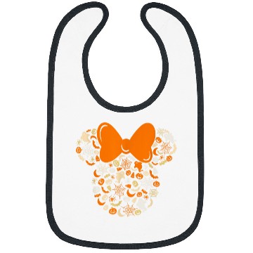 Discover Disney Minnie Mouse Halloween Ghosts Pumpkins Sp Bibs