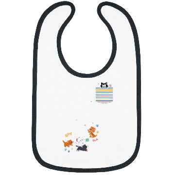 Discover Disney The Aristocats Movie Kittens Pocket Bibs