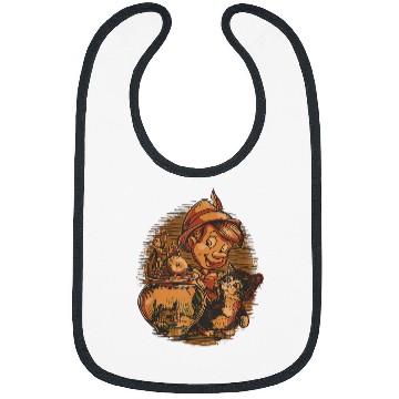 Discover Disneyss Pinocchio Jiminy Cricket Figaro And Cleo Bibs