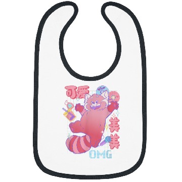 Discover Disneyss Pixars Turning Red Mei Omg Kanji Bibs