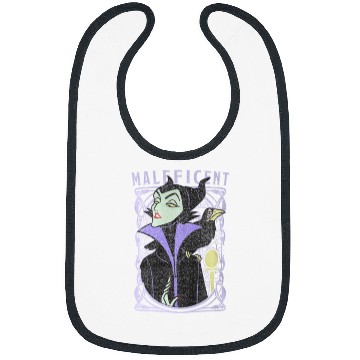 Discover Disney Sleeping Beauty Maleficent Old School Pos Bibs