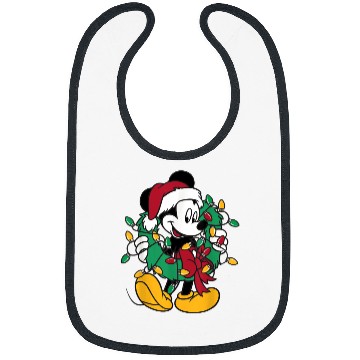 Discover Disney Mickey Mouse Christmas Lights Bibs
