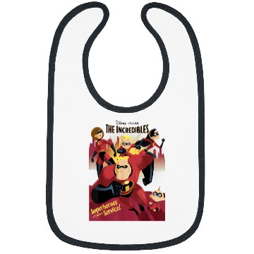 Discover Disney Pixar The Incredibles Superhero Group Pos Bibs
