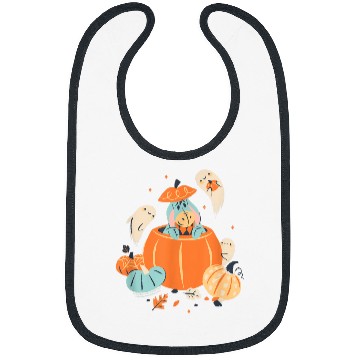 Discover Disney Winnie the Pooh Eeyore Pumpkin Ghost Pals Bibs