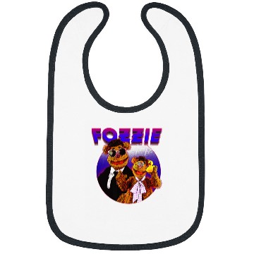 Discover Disney The Muppets Fozzie Bear Gradient Neon Cir Bibs
