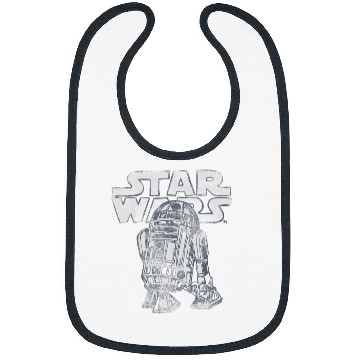 Discover Star Wars R2D2  Distressed C2 Disney Bibs