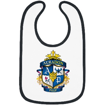 Discover Disney Descendants Auradon Prep Crest Bibs