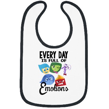 Discover Disney Inside Out Every Day Emotions Raglan Baseball Tee Bibs