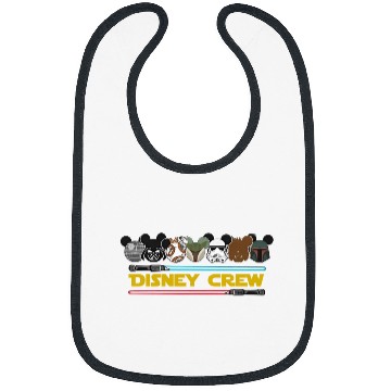 Discover Disney Crew Darth Vader Stormtrooper Disney Disneyland Bibs