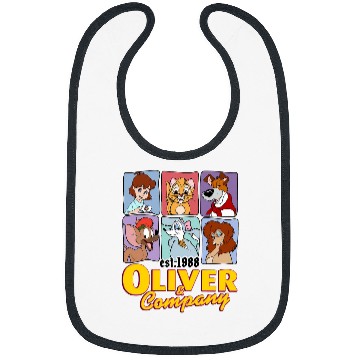 Discover Disney Oliver & Company Characters Bibs