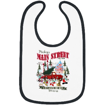 Discover Mickey's Tree Farm Bibs, Retro Disney Farm Fresh Bibs, Mickey And Friends Bibs
