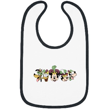 Discover Disney Mardi Gras Bibs, Disney Character Bibs