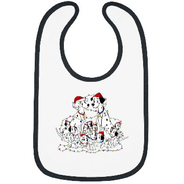 Discover Disney Santa 101 Dalmatians Christmas Lights Bibs