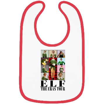 Discover Buddy Elf Eras Tour Bibs, Elf Christmas Bibs, Elf Movie