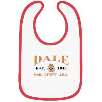 Discover Disney Dale Embroidered Bibs