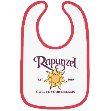Discover Disney Tangled Rapunzel Go Live Your Dream Bibs