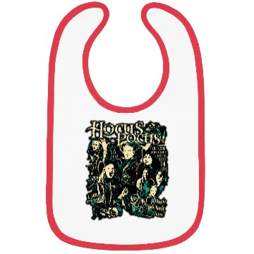 Discover Retro Hocus Pocus  Bibs, Sanderson Sisters Disney Witches Bibs, Vintage Spooky Vibes Bibs