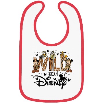 Discover BM Retro Wild About Disney Bibs, Disney Animal Kingdom Bibs,