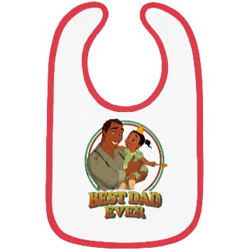 Discover Retro James And Tiana Best Dad Ever Disney Bibs