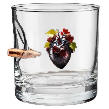 Discover Default Human heart made with wine and red Bullet Whiskey Glasses