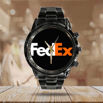 Discover FedEx Ground HUTTOBOY Calendar Steel Band Watch