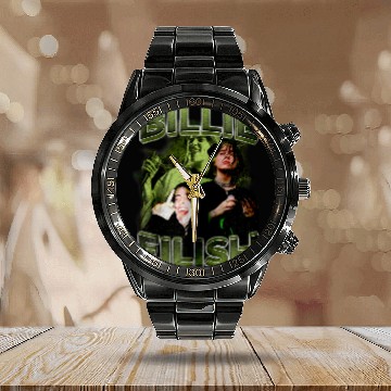 Discover Billie Eilish Calendar Steel Band Watch