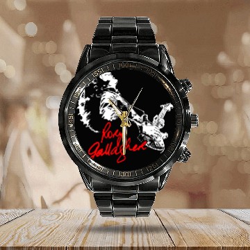 Discover Rory Gallagher all the people Calendar Steel Band Watch