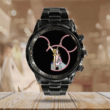 Discover Disneyland Paris 30th Calendar Steel Band Watch