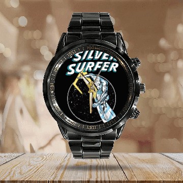 Discover Cosmic Silver Surfer - Silver Surfer - Calendar Steel Band Watch