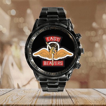 Discover Easy beavers - Bobs Burgers - Calendar Steel Band Watch