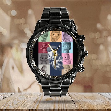 Discover Bibble eras tour Calendar Steel Band Watch