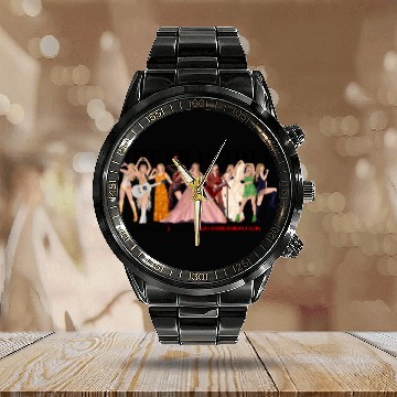 Discover ERAS TOUR CANADA Zip Calendar Steel Band Watch