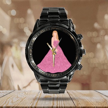 Discover Eras tour enchanted (1) Calendar Steel Band Watch