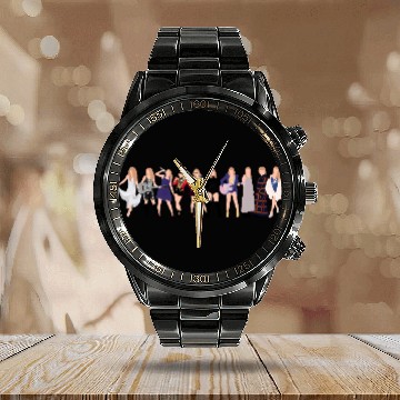 Discover Tay.lor S.wi.ft ERA's Tour Reading Hawaiians Calendar Steel Band Watch