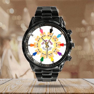 Discover Tayl0r Swift Saved Mii Calendar Steel Band Watch