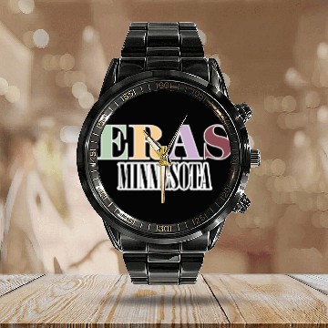 Discover Eras Tour Minnesota Calendar Steel Band Watch