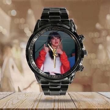 Discover Swift as Jesus, Eras Tour Baseball Tees Calendar Steel Band Watch